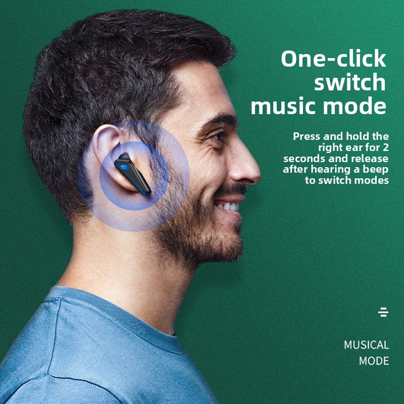 K55 Kipokea sauti cha Bluetooth kisicho na waya – Inayoingia Masikioni, Kufuta Kelele, kwa Michezo